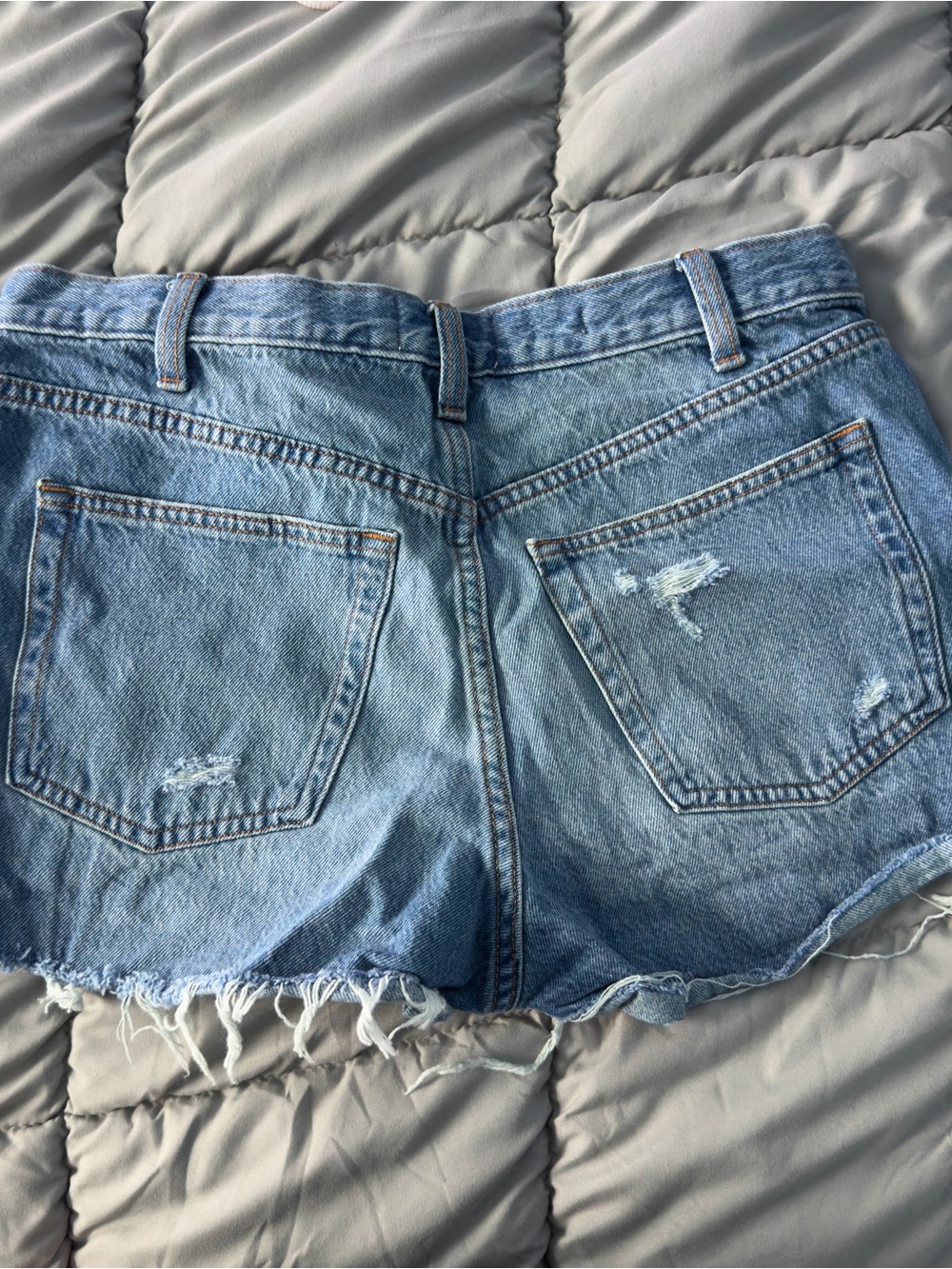 Universal Thread Distressed High Rise Mini Shorts - Picture 2 of 3